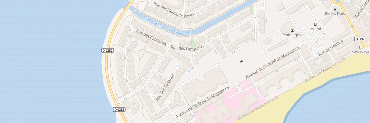 Plan du 26 Rue des Lamparos à Palavas-les-Flots