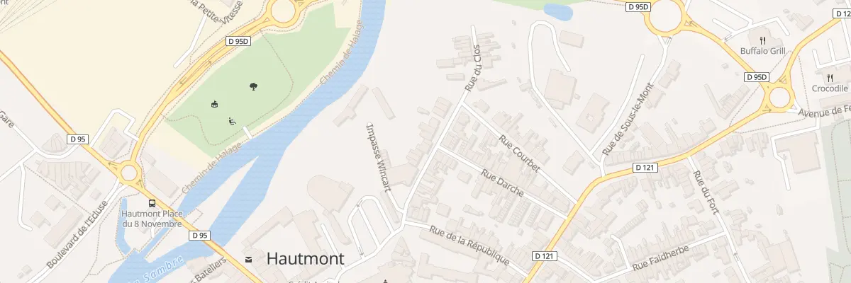 Plan du 13 Rue du Clos à Hautmont