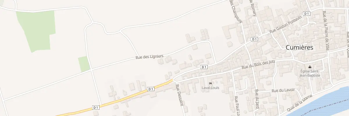 Plan du 165 Rue des Ligniers à Cumières