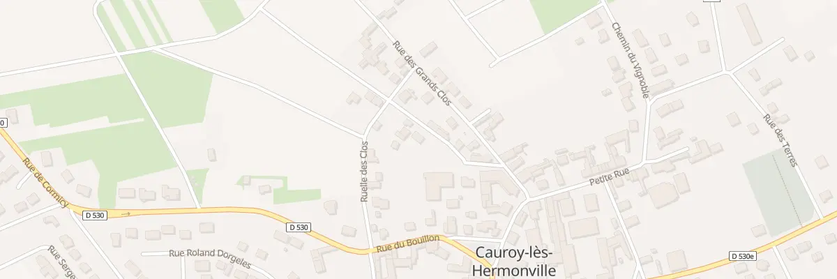 Plan du 3 Rue des Petits Clos à Cauroy-lès-Hermonville