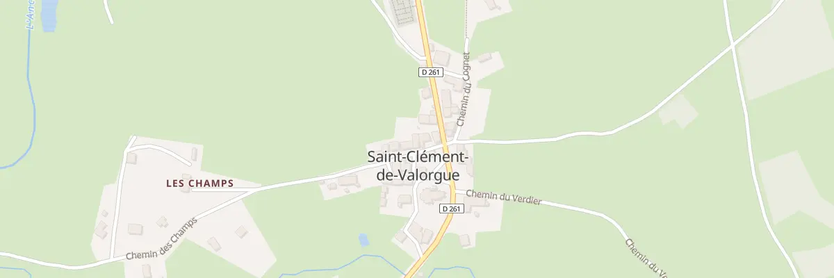 Plan du 20 Che des Champs à Saint-Clément-de-Valorgue