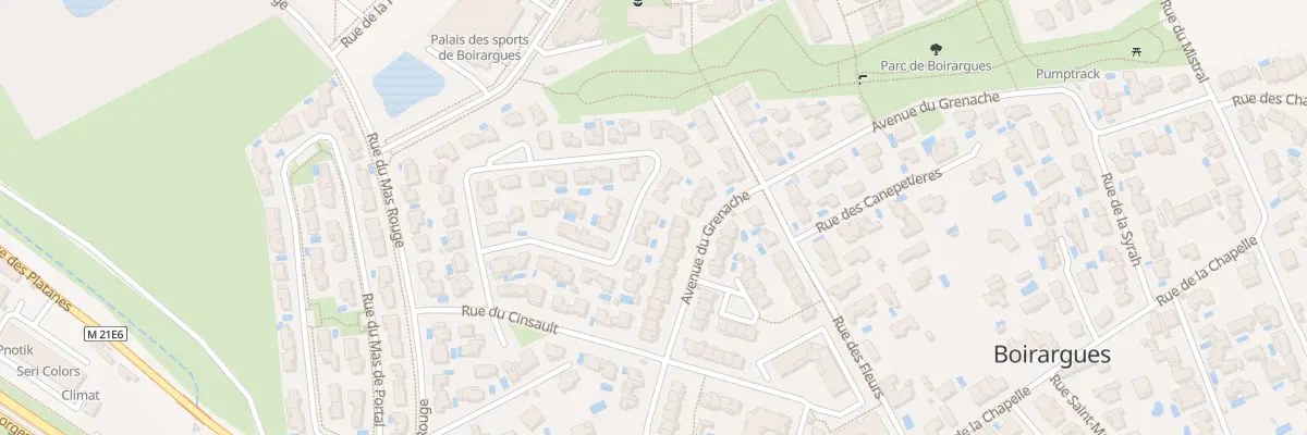 Plan du 43 Rue du Merlot à Lattes