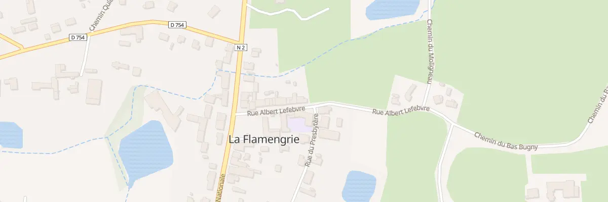 Plan du 15 Rue Albert Lefebvre à La Flamengrie