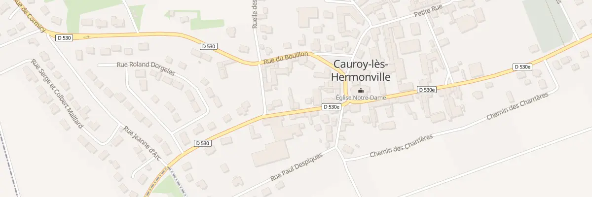 Plan du 6 Rue du 119eme Ri à Cauroy-lès-Hermonville