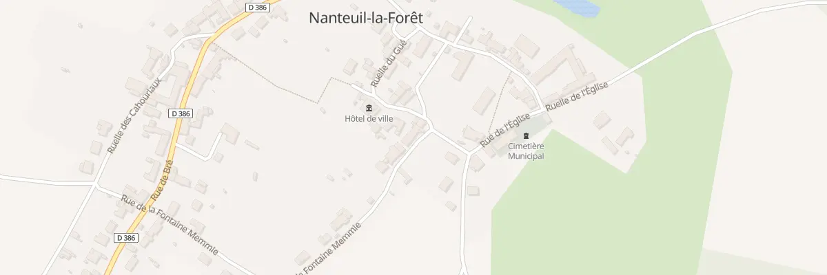 Plan du 415 Rue de la Fontaine Memmie à Nanteuil-la-Forêt