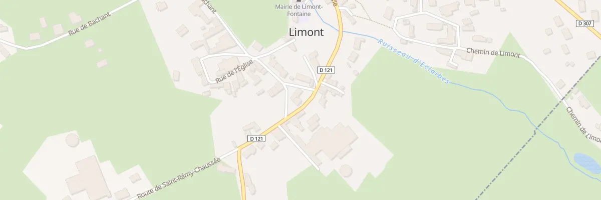 Plan du 2 Rue de l’Eglise à Limont-Fontaine