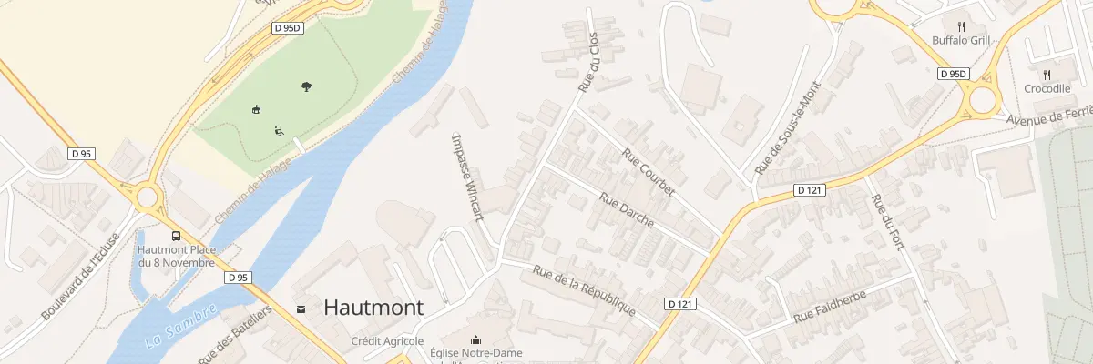 Plan du 14 Rue du Clos à Hautmont