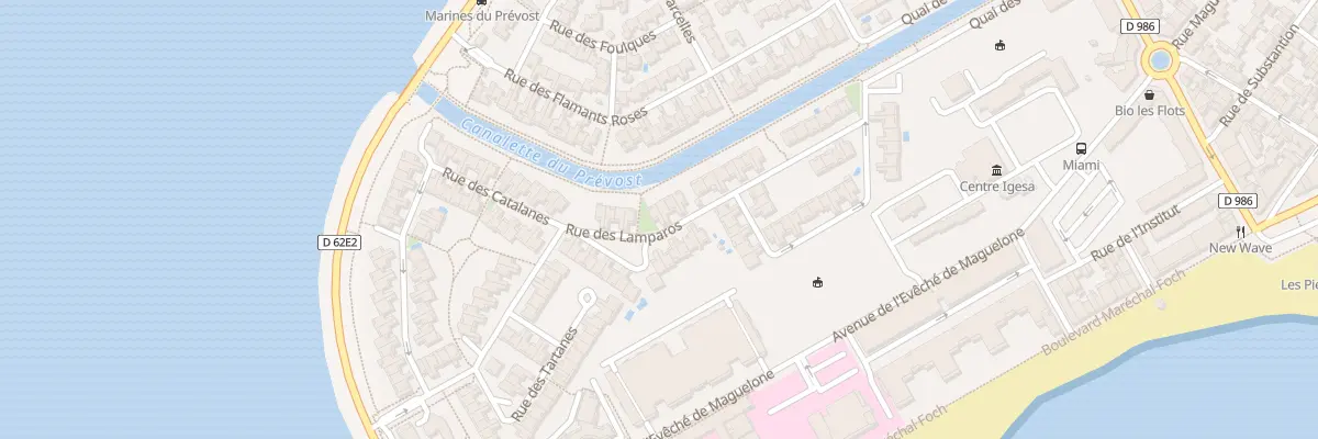 Plan du 35 Rue des Lamparos à Palavas-les-Flots