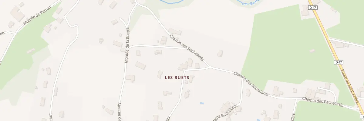 Plan du 50 Che des Ruets à Renaison