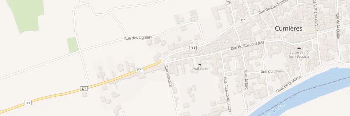 Plan du 386 Rue du Bois des Jots à Cumières