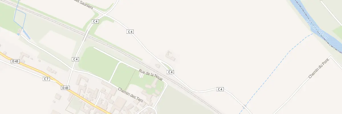 Plan du 9006 Rue de la Noue à Roffey