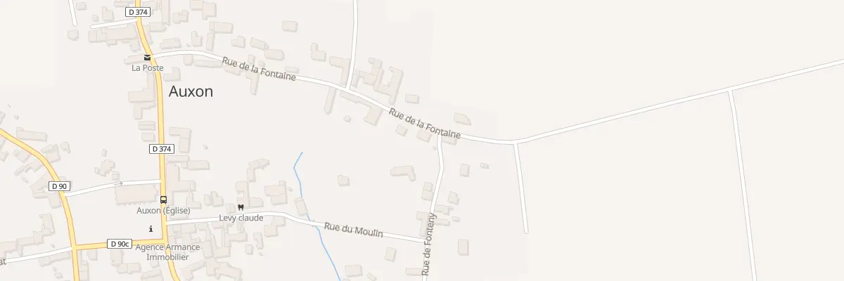 Plan du 14 Rue de Fonteny à Auxon