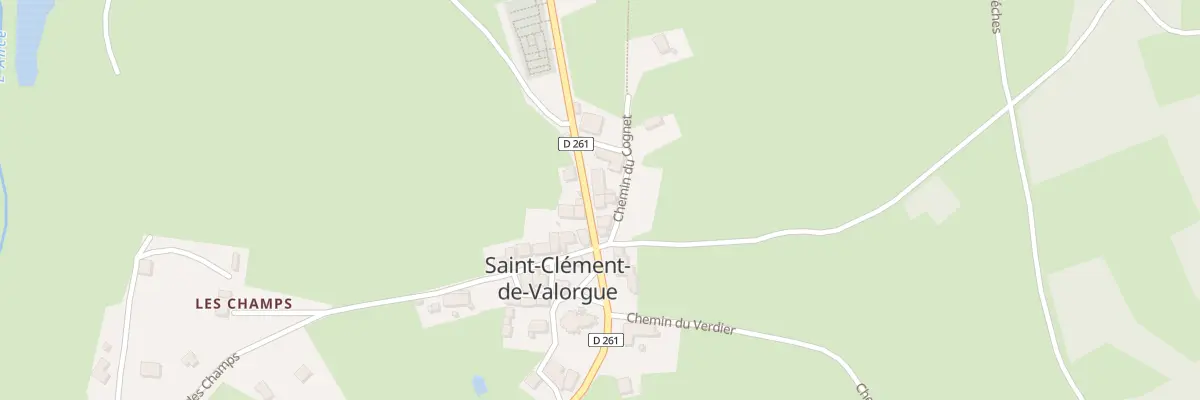 Plan du 26 Rte de St Antheme à Saint-Clément-de-Valorgue
