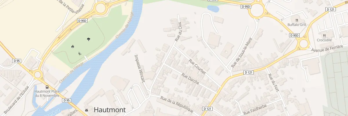 Plan du 26 Rue du Clos à Hautmont