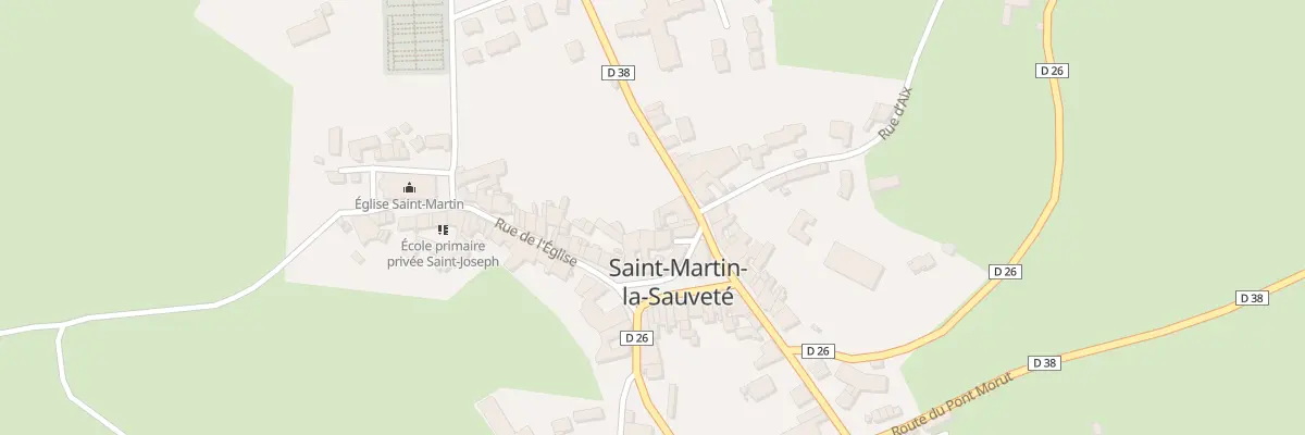 Plan du 51 Rte de la Conche à Saint-Martin-la-Sauveté
