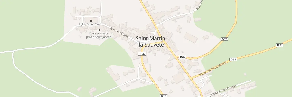 Plan du 4 Pl de la Fontaine à Saint-Martin-la-Sauveté