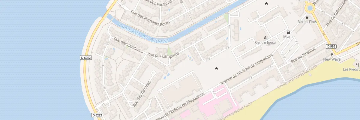 Plan du 40 Rue des Lamparos à Palavas-les-Flots