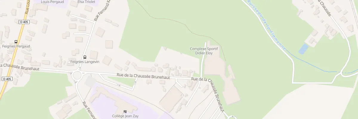 Plan du 68 Chs Brunehaut à Feignies