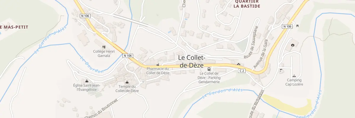 Plan du 5180 Rte de Sauveplane au Collet-de-Dèze