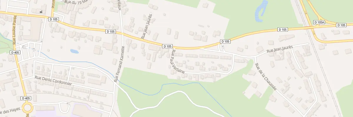 Plan du 76 Rue Jean Jaurès à Feignies
