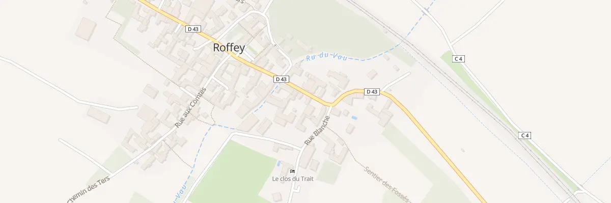 Plan du 12 Gr Grande Rue à Roffey