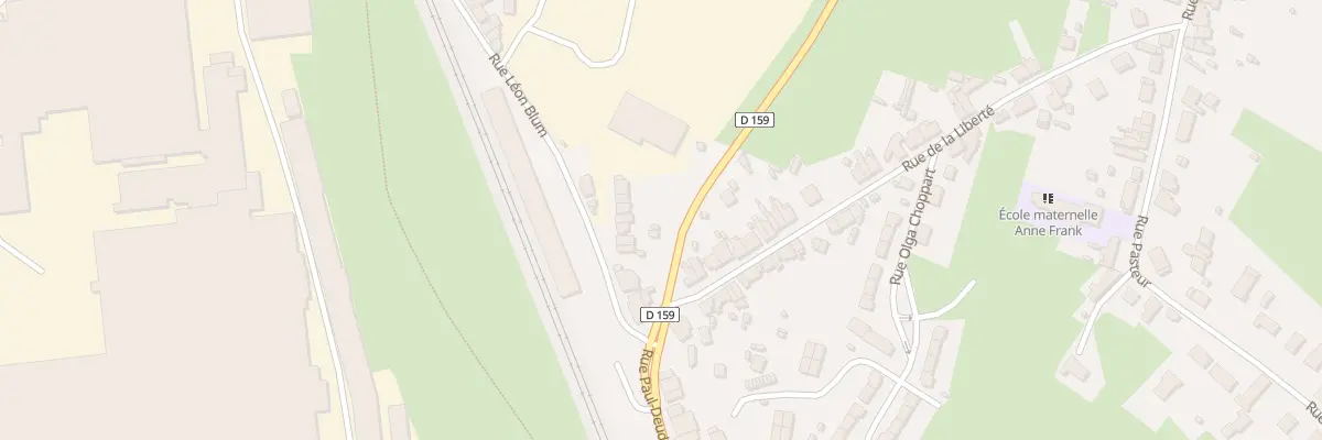 Plan du 18 Rue Léon Blum à Feignies