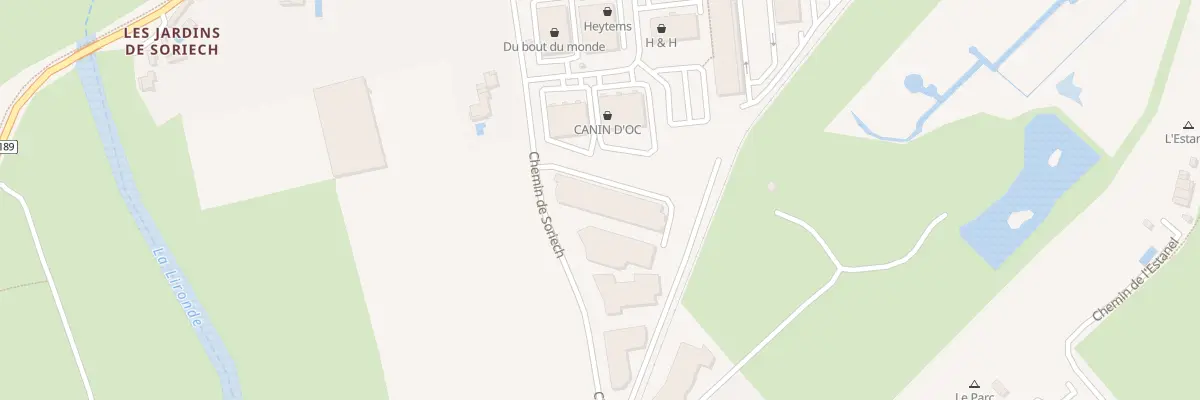 Plan du 937 Che de Soriech à Lattes