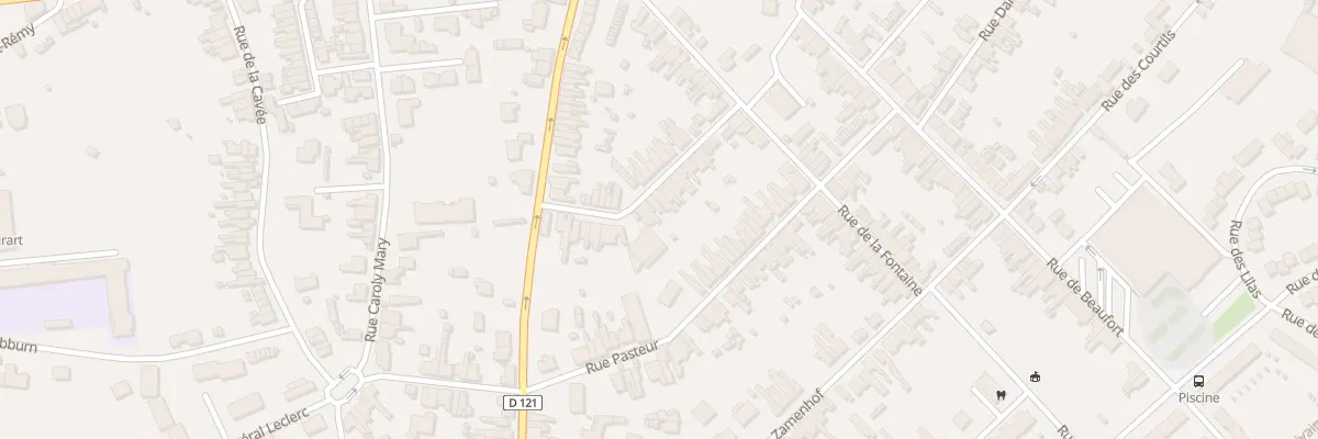 Plan du 17 Rue Coquette à Hautmont