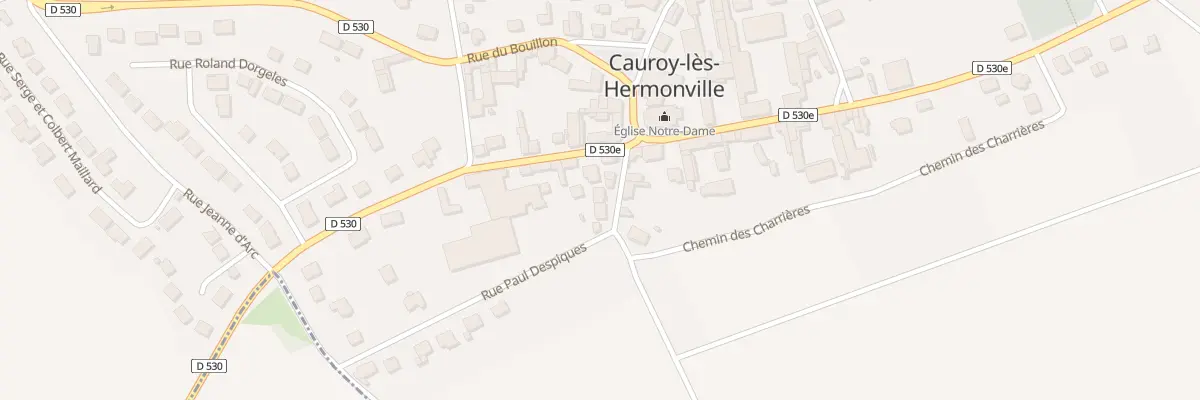 Plan du 4 Rue du Chemin de Reims à Cauroy-lès-Hermonville