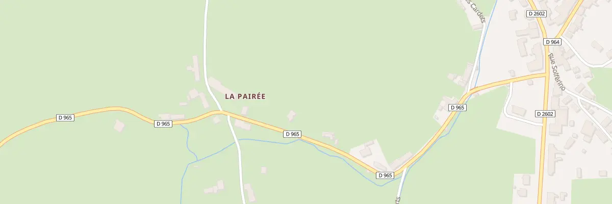 Plan du 32 Rte de Floyon à Étrœungt