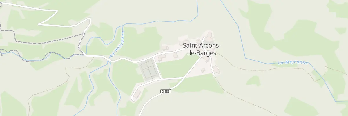 Plan du 5061A Le Bourg à Saint-Arcons-de-Barges