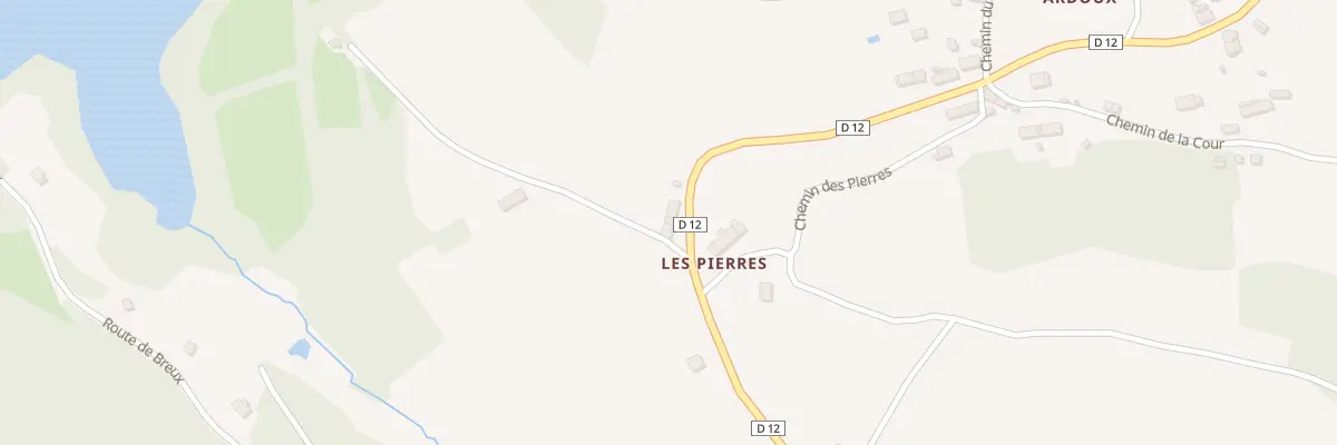 Plan du 92 Rte de Corancy à Chaumard