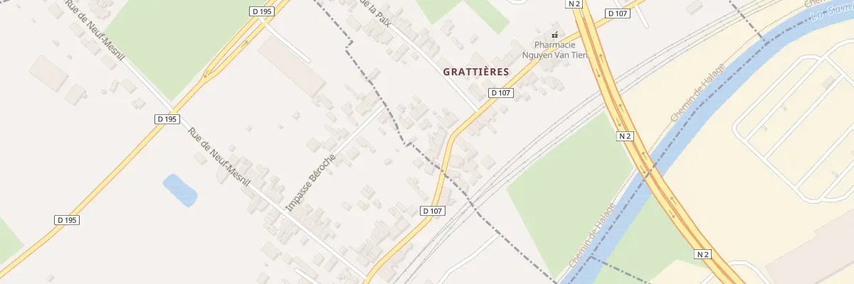 Plan du 3 Rue Lucienne Legrand à Neuf-Mesnil