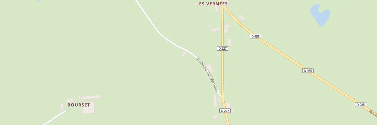 Plan du 1 Imp des Vernées à Chiddes