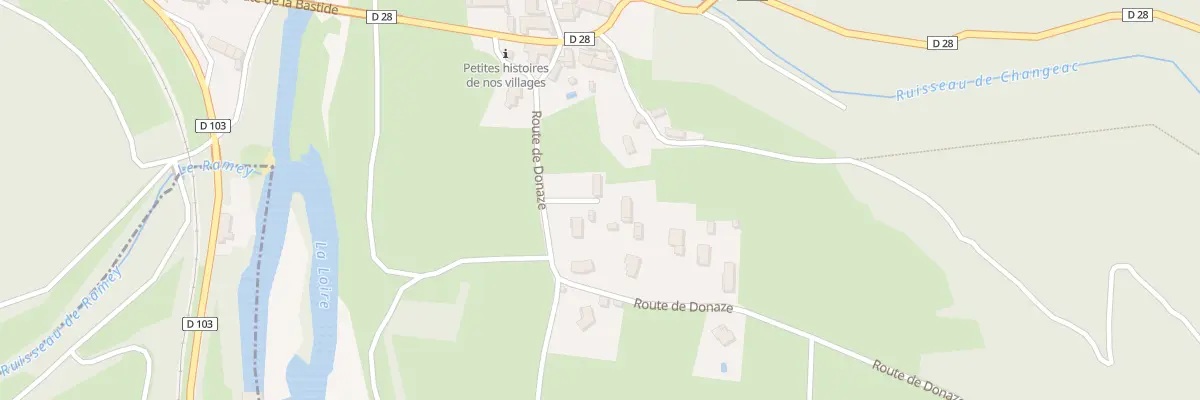 Plan du 15 Rte de Donaze à Vorey