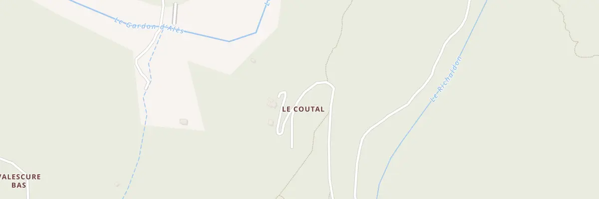 Plan du 5387 Le Coutal au Collet-de-Dèze
