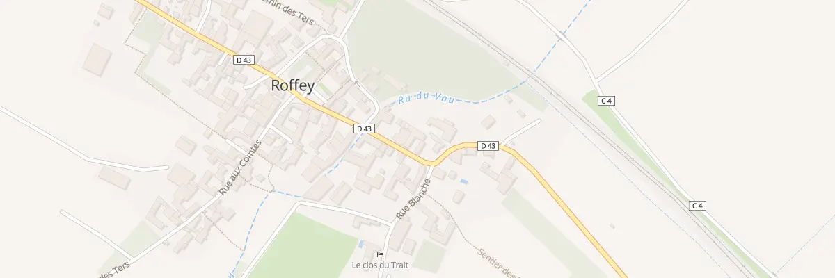 Plan du 11 Gr Grande Rue à Roffey