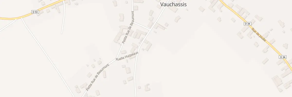 Plan du 15 Rue de Beaumont à Vauchassis
