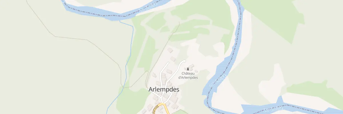 Plan du 5014A Le Bourg à Arlempdes