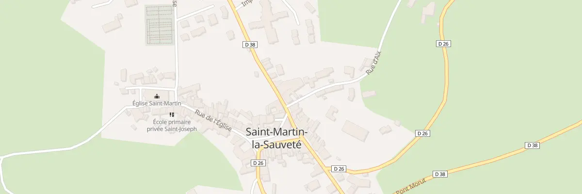 Plan du 42 Rte de la Conche à Saint-Martin-la-Sauveté
