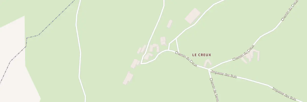 Plan du 780 Che du Creux à Luré