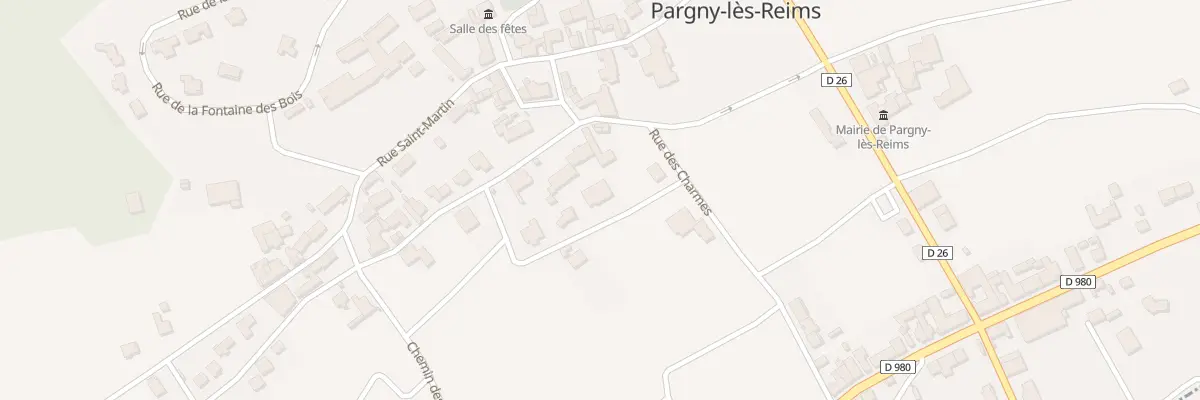 Plan du 6 Imp des Jardins à Pargny-lès-Reims