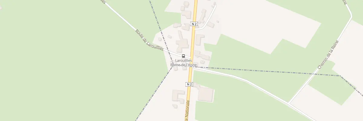 Plan du 88 N Rte Nationale à Larouillies