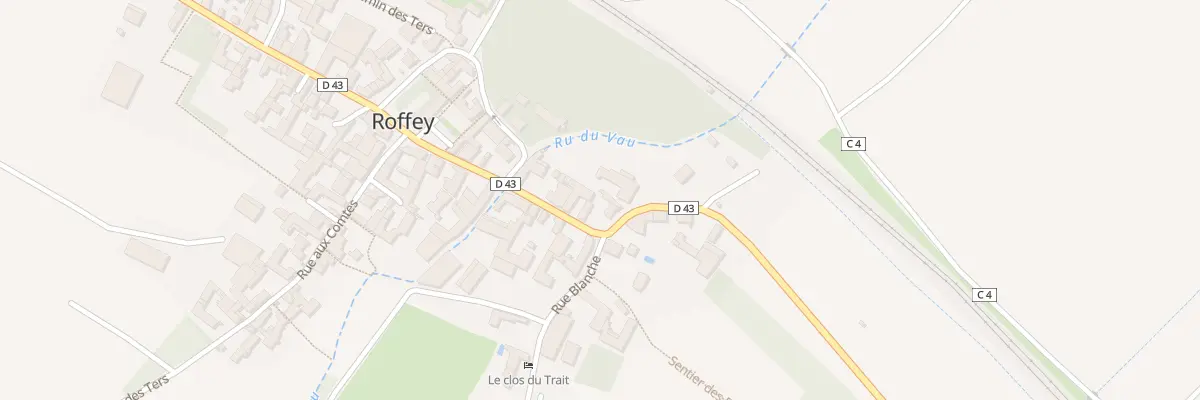 Plan du 15 Gr Grande Rue à Roffey