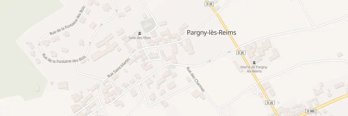 Plan du 2 Rue des Monts Coupes à Pargny-lès-Reims