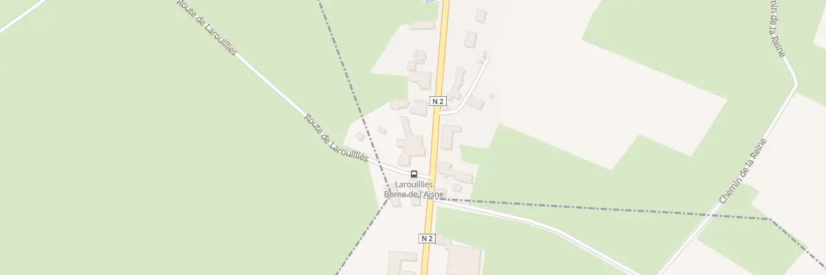 Plan du 86 N Rte Nationale à Larouillies
