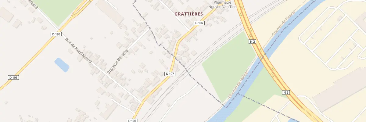 Plan du 2B Rue Lucienne Legrand à Neuf-Mesnil