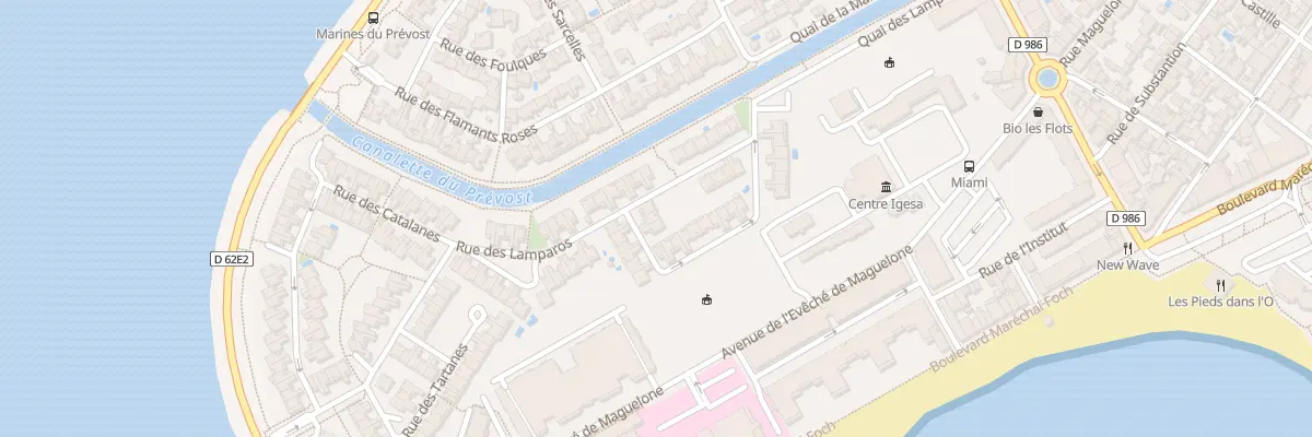 Plan du 3 Rue des Negafols à Palavas-les-Flots