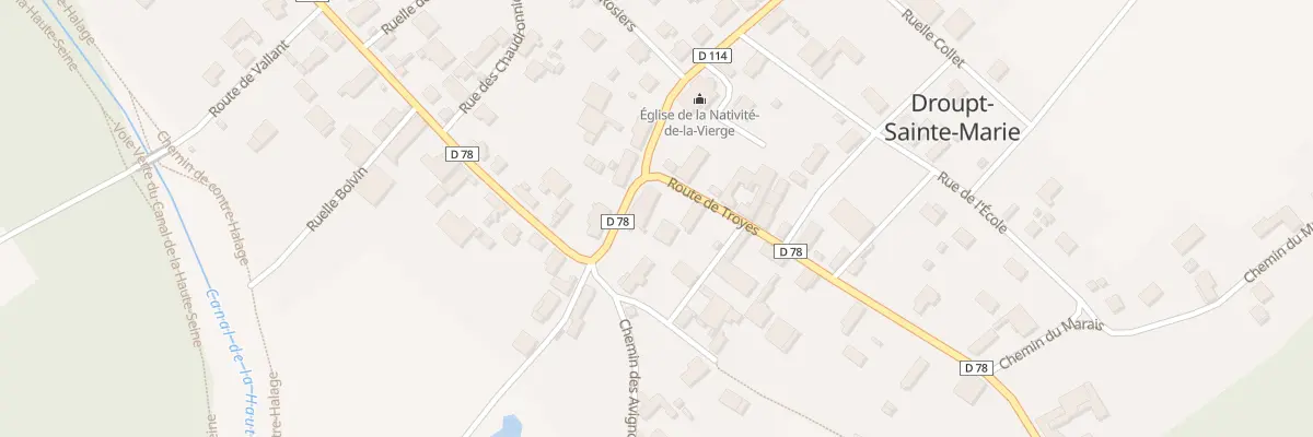 Plan du 2 Le Village à Droupt-Sainte-Marie