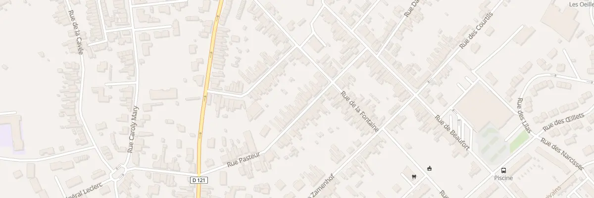 Plan du 105 Rue Pasteur à Hautmont